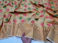 Soft silk katan sharee