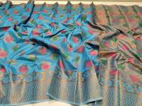 Soft silk katan sharee