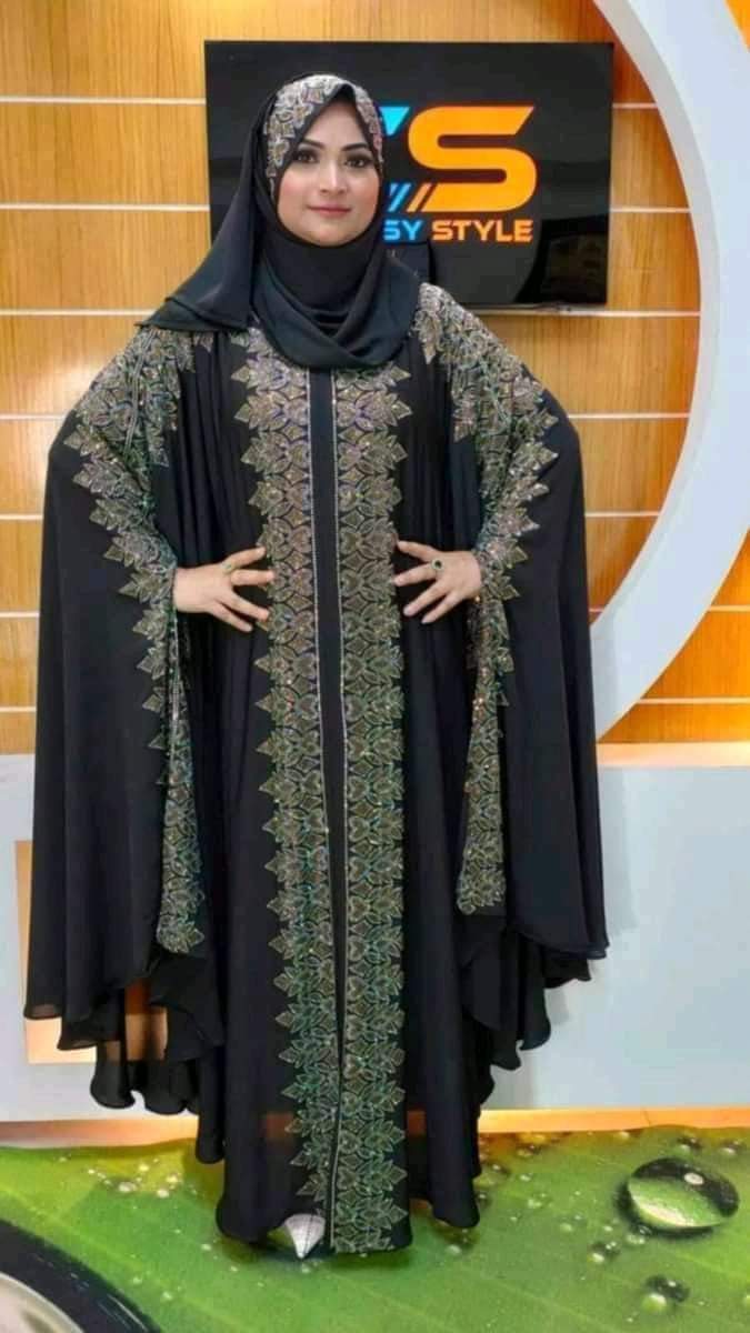 Dubai Cherry Borka with Hijab