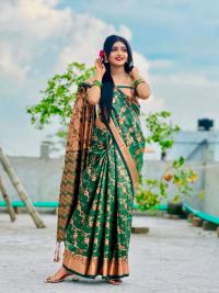Soft silk katan sharee