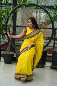 Half silk nokshi pair sharee