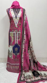 Digital Print Cotton Three Piece