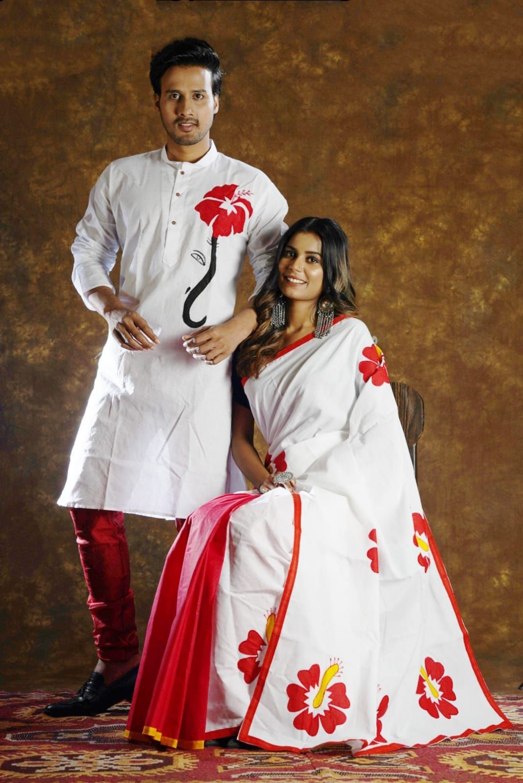 Sharee Panjabi Couple Set