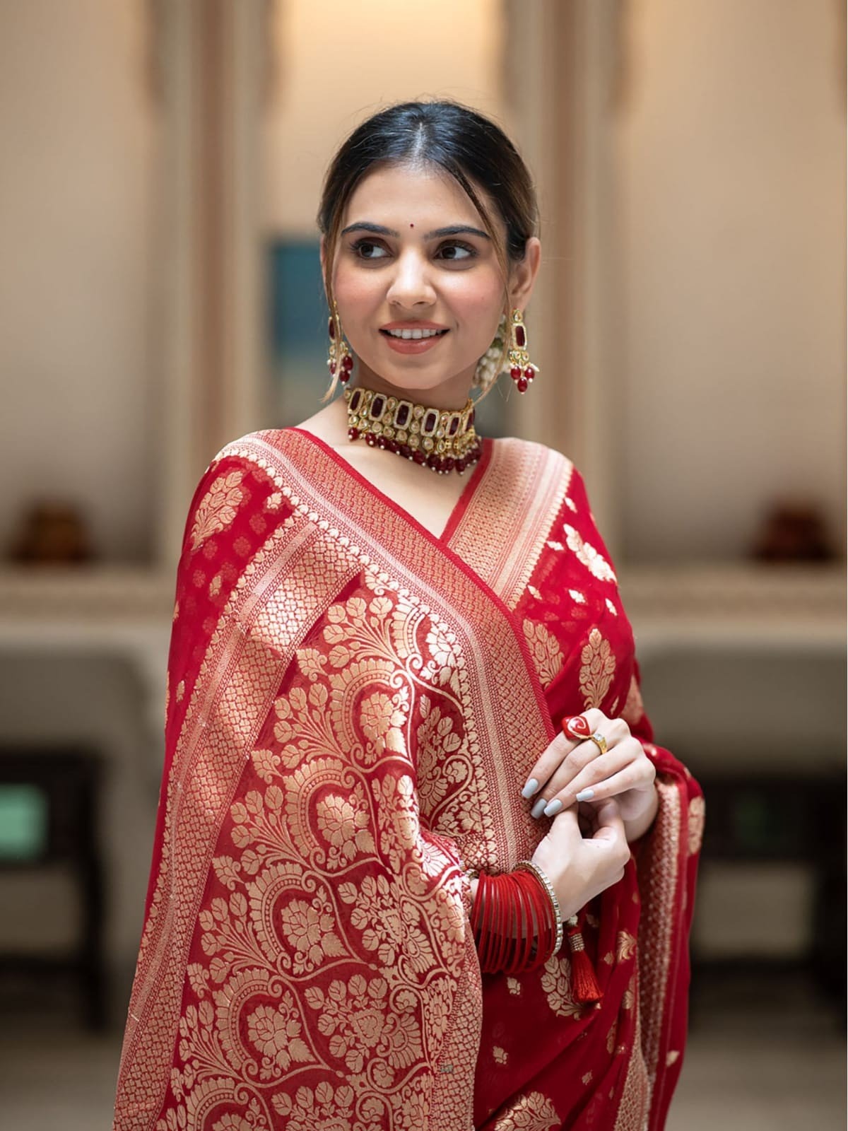 Dhupiyan Sharee with Blouse Piece