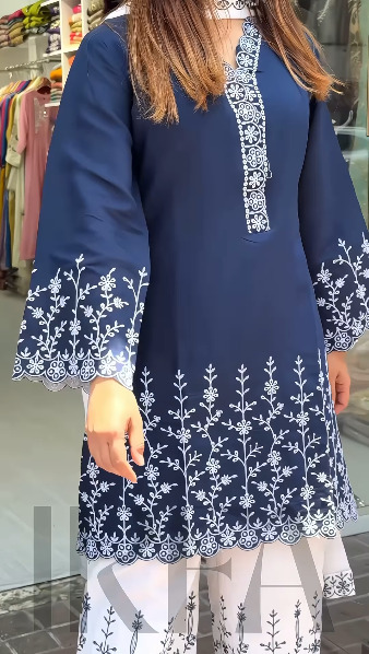 সফট কটন এমব্রয়ডারি থ্রী পিস