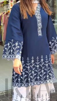 সফট কটন এমব্রয়ডারি থ্রী পিস