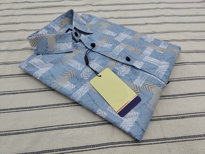 Pure Cotton full Sleeve Print Shirt for Men's
