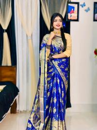 Soft silk katan sharee