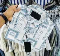 Luxury Popcorn Half Sleeve Print Shirt