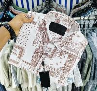 Luxury Popcorn Half Sleeve Print Shirt