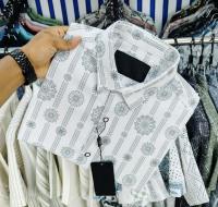 Luxury Popcorn Half Sleeve Print Shirt