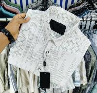 Luxury Popcorn Half Sleeve Print Shirt