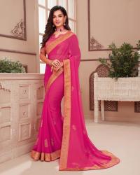 Kubari Silk Saree (With Blouse piece )