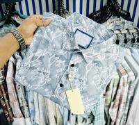 Pure Cotton Half Sleeve Print Shirt for Men's