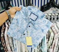 Pure Cotton Half Sleeve Print Shirt for Men's