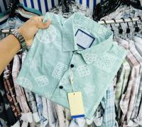 Pure Cotton Half Sleeve Print Shirt for Men's