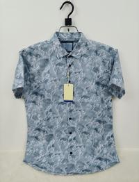 Pure Cotton Half Sleeve Print Shirt for Men's