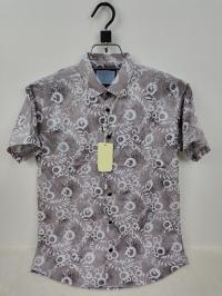 Pure Cotton Half Sleeve Print Shirt for Men's