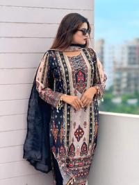 Georgette Readymade Three Piece