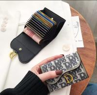 Short Wallet Women's Long Folding Women's Multi-Card-Slot Card Holder Wallet Coin Purse Fashion