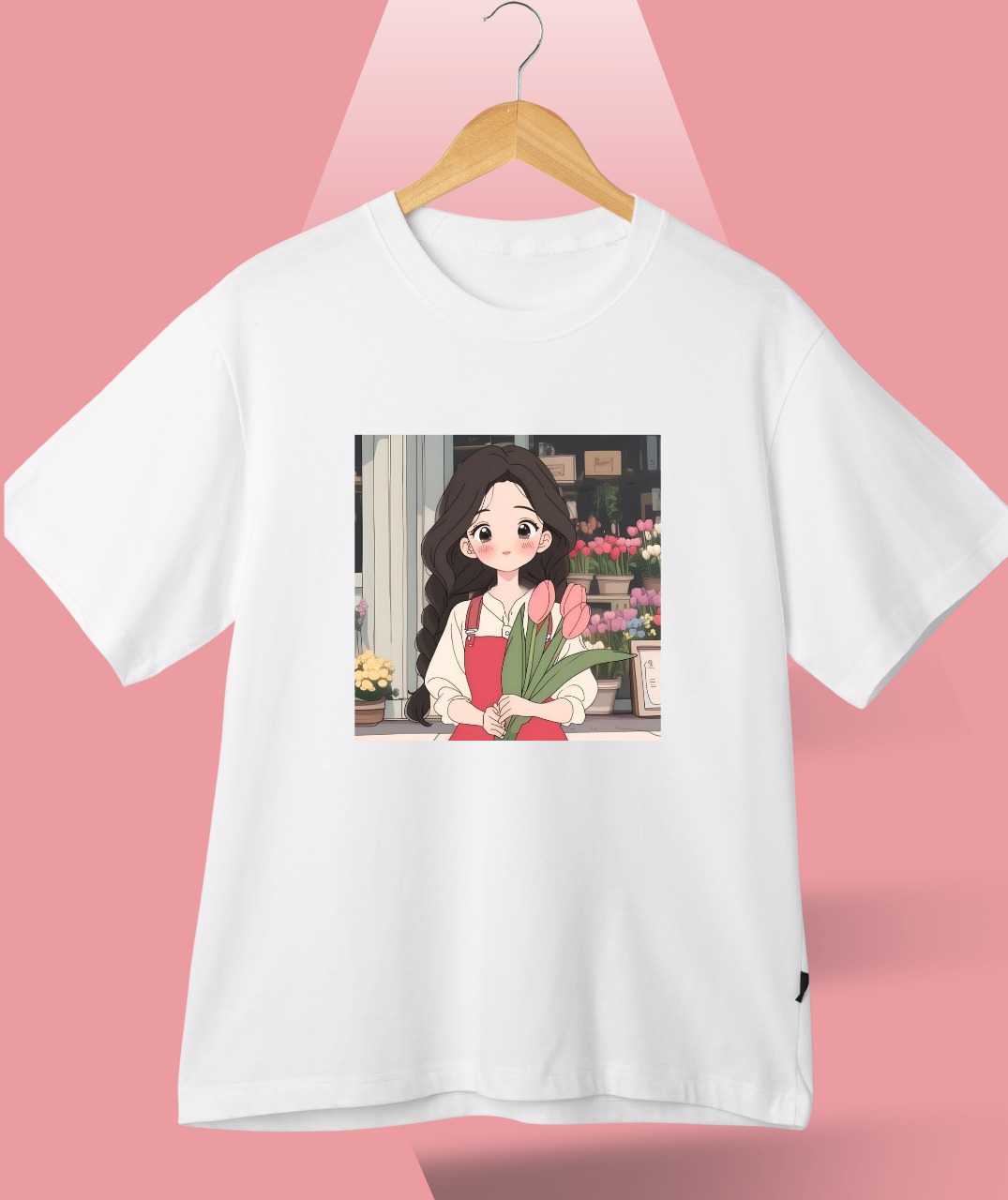 Ladies Premium Full Cotton Half Sleeve T-Shirt – DTF Print Edition 04