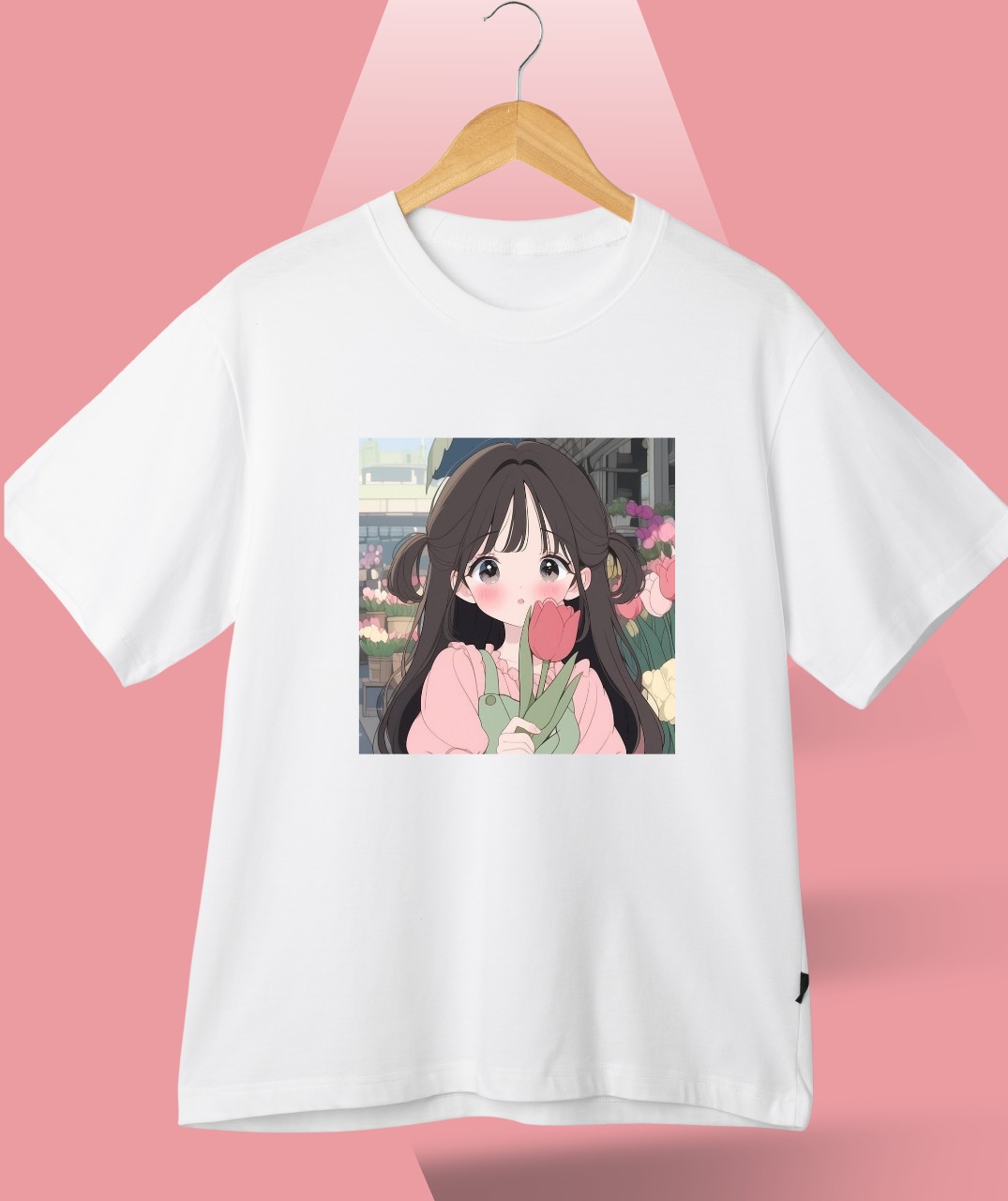 Ladies Premium Full Cotton Half Sleeve T-Shirt – DTF Print Edition 03