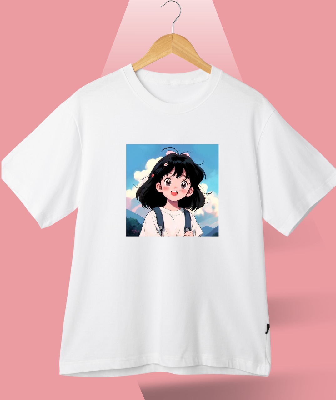Ladies Premium Full Cotton Half Sleeve T-Shirt – DTF Print Edition 01