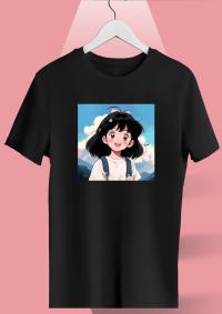 Ladies Premium Full Cotton Half Sleeve T-Shirt – DTF Print Edition