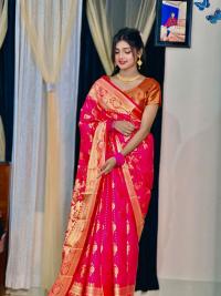 Soft silk katan sharee