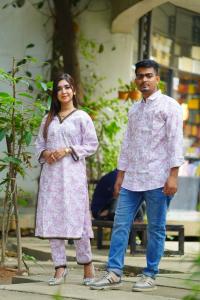 Shirt Three Piece Couple Set