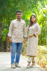 Shirt Three Piece Couple Set