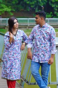 Premium Shirt Three Piece Couple Set