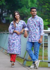 Premium Shirt Three Piece Couple Set