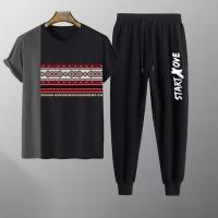 Cotton T-shirt and Trouser Set