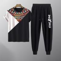 Cotton T-shirt and Trouser Set
