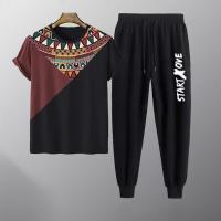 Cotton T-shirt and Trouser Set