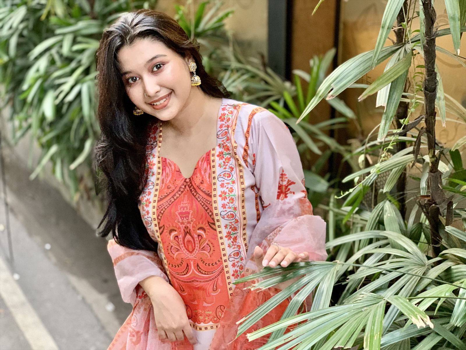 Ready Made Pure dubai silk Digital Print Three Piece 01