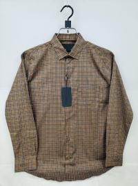 Pure Cotton full Sleeve Check & Print Shirt for Men's