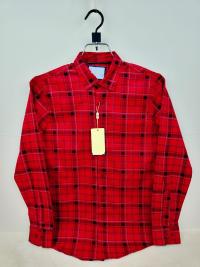Pure Cotton full Sleeve Check & Print Shirt for Men's