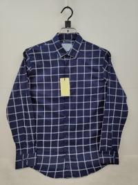 Pure Cotton full Sleeve Check & Print Shirt for Men's