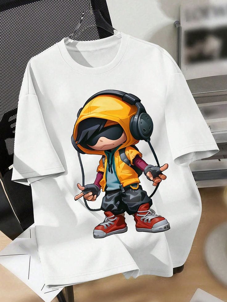 Stylish Drop Shoulder T-Shirt