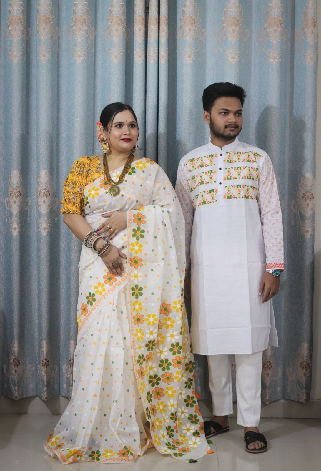 Sharee Panjabi Couple Set