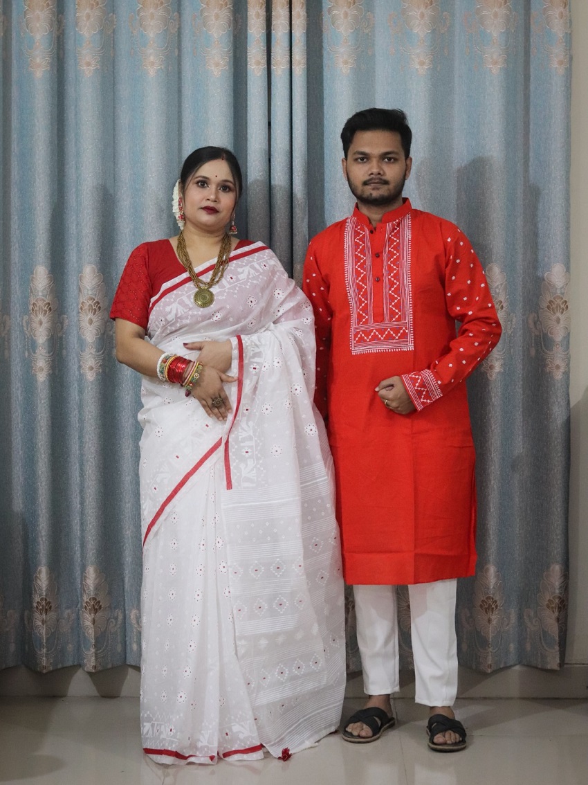 Sharee Panjabi Couple Set