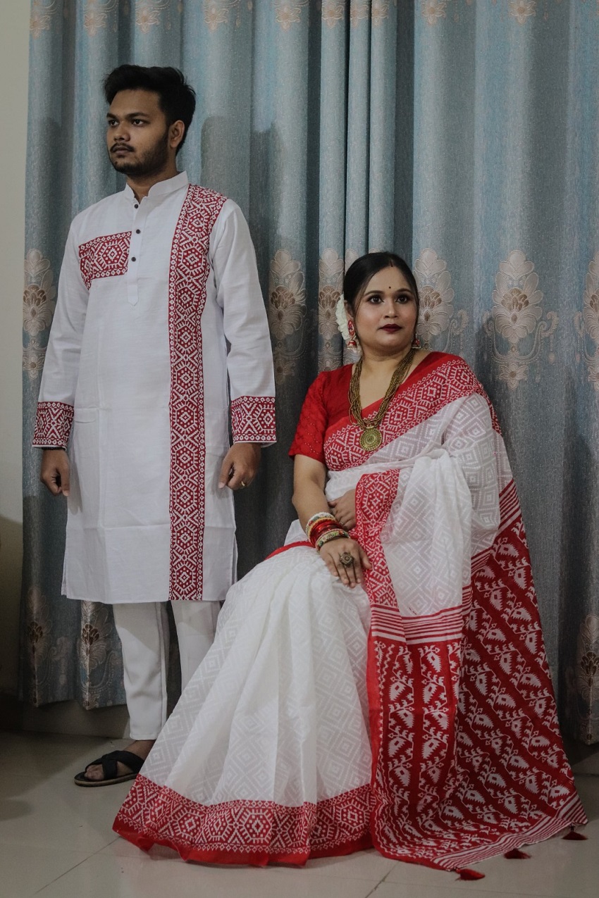 Sharee Panjabi Couple Set