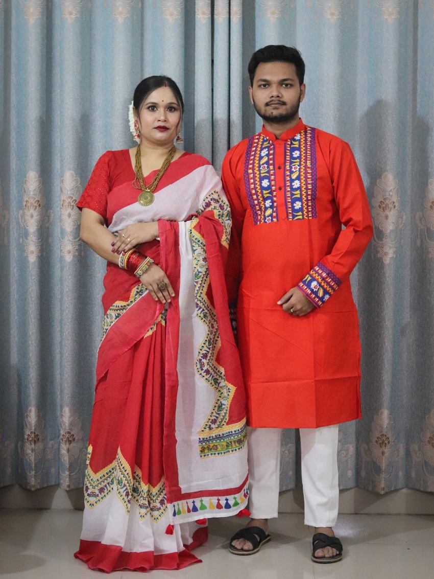 Sharee Panjabi Couple Set 06