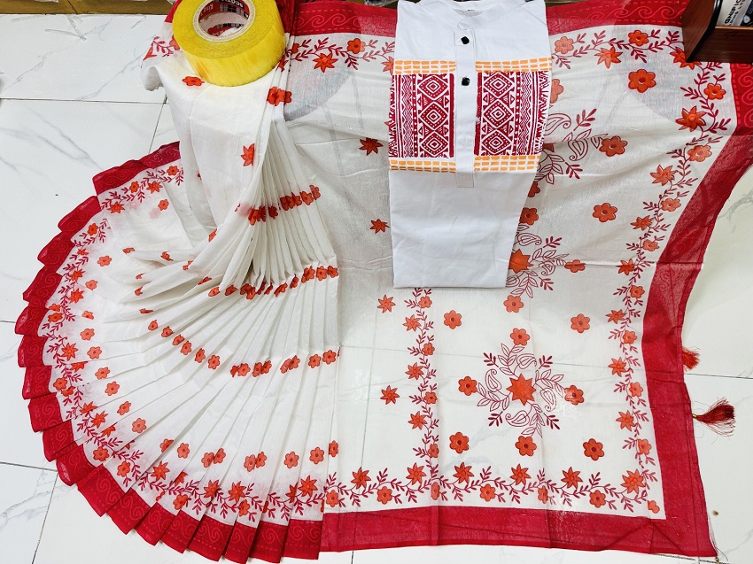 Sharee Panjabi Couple Set