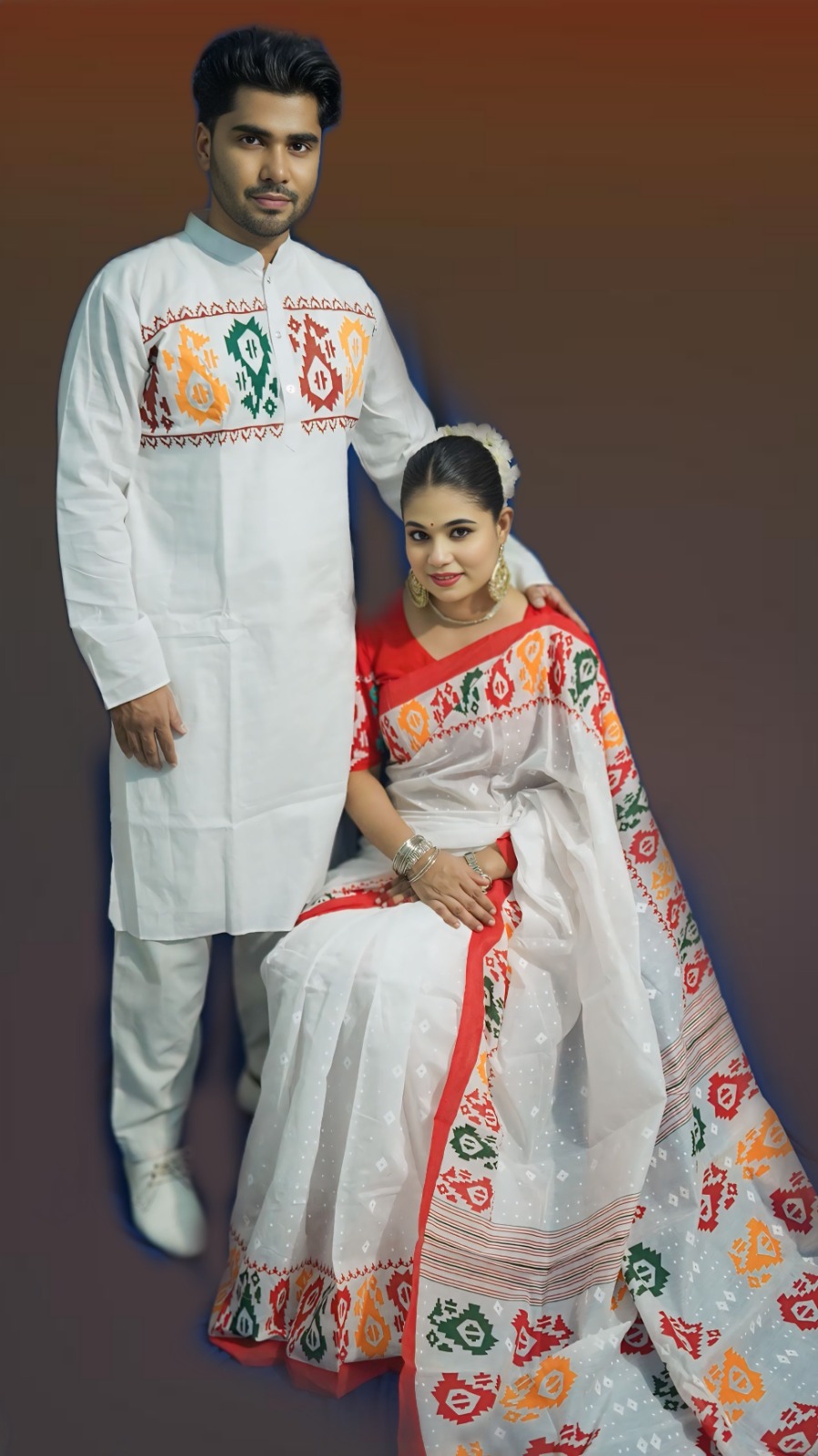 Sharee Panjabi Couple Set