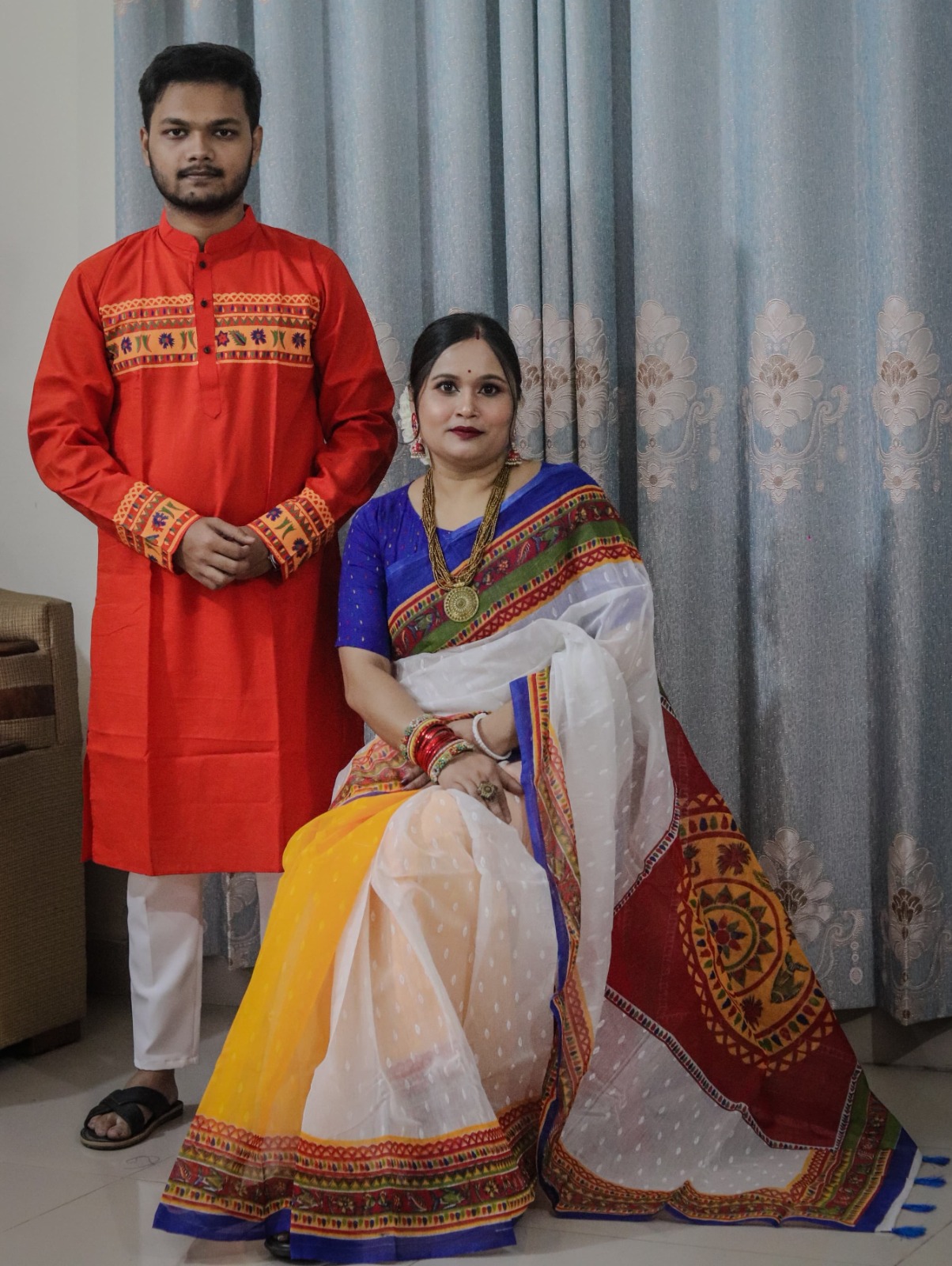 Sharee Panjabi Couple Set 07
