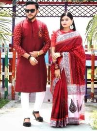 Sharee Panjabi Couple Set