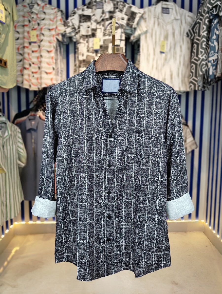 Full Sleeve Digital Print Shirt for Men's